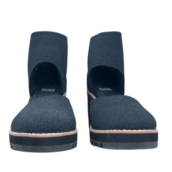 Eileen Fisher Alec Wedge Pump - midnight - Size 8 - EXCELLENT CONDITION - Picture 4 of 7